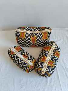 Set Of 3 Cotton Quilted Makeup <b>Bag</b> & Organizer Cotton <b>Toiletry</b> Case Travel <b>Bag</b> Tiger Print Makeup <b>Bag</b> <b>Toiletries</b> Organizer <b>Bag</b> - Product Image 4