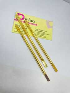 Outil de manucure à marque privée, pousse-cuticules doré en acier inoxydable, double extrémité cuillère et plat, bâtonnet à ongles, outils de nail art - Product Image 2