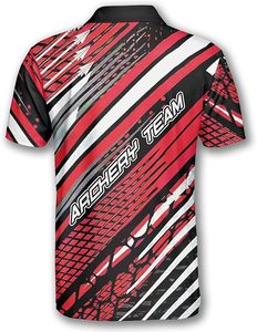 Camisetas de Tiro con Arco, Camisetas de Verano para Caza, Ofertas, Camisetas de Moda con Estampado 3D, Camisetas de Equipo de Tiro con Arco Totalmente Sublimadas - Product Image 3