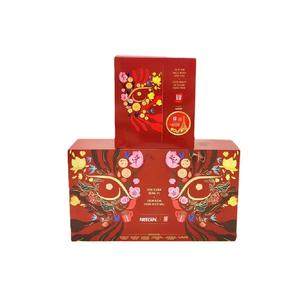 Boîtes en carton gaufré de forme d'aimant de finition de stratification UV brillante auto-érigante d'OEM 30*25*8 taille revêtement UV de matériaux réutilisés - Product Image 1