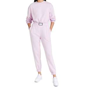 Pijama informal de franela y lana para mujer, de manga larga, cuello redondo, Color sólido, gran oferta, ropa gruesa de invierno para el hogar, conjunto de dos piezas, de invierno, para el hogar, a la venta, a la venta - Product Image 2