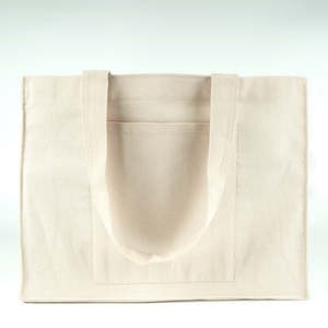Bolsa de Lona de 10 oz con Color Sólido, 18 x 14 x 4 (45 x 35 x 10 cm), Bolsillo Frontal con Fuelle Completo - Product Image 5