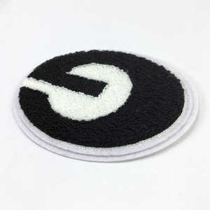 Patch en tissu sergé fer sur patchs brodés pour vêtements patchs en tissu sergé sur vêtements autocollants dessin animé Badge couture - Product Image 4
