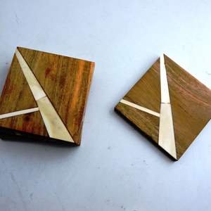 Top Quality Tea <b>Coaster</b> Home or Restaurant Tableware Catering Item Mango Wooden Tea <b>Coaster</b> <b>Glass</b> Tea <b>Coaster</b> Pads - Product Image 5