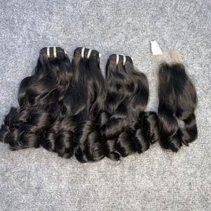 Offre spéciale Extensions de cheveux vietnamiens Bouncy Curl Pas d'emmêlement Pas de perte Disponible Prêt à expédier en gros - Product Image 4