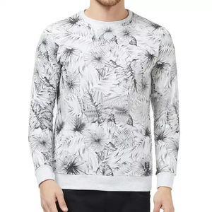 Sudadera de Hombre de Último Diseño OEM, 50% Algodón, 50% Poliéster, Manga Larga, Estampada, Talla Grande, Cuello Redondo, Venta al por Mayor - Product Image 6