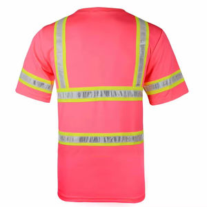 Cheap Price Outdoor Reflective Safety <b>Shirt</b> Industrial <b>Shirts</b> Reflector Working Hi Vis Workwear Construction <b>T</b>-<b>Shirt</b> Manufacture - Product Image 4