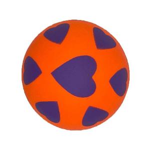 Offres Spéciales coloré mousse éponge balle en caoutchouc coeur imprimé caoutchouc rebondissant petit rose soulagement du Stress jouet balles pour les enfants - Product Image 5