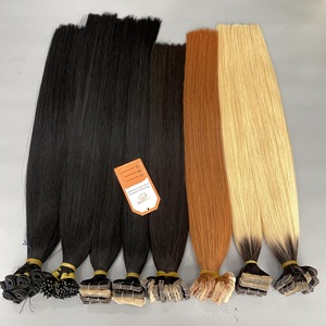 ผมต่อแบบไม่ผ่านกระบวนการผมคนแบบไม่ผ่านกระบวนการความหนาสองชั้นสีทันสมัย - Product Image 2