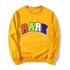 Sudadera de gran tamaño a la moda con bordado personalizado, jersey de manga larga para hombre, sudaderas sin capucha, Sudadera con cuello redondo - Product Image 5