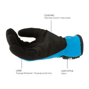 Venta caliente Guantes de invierno de látex de Doble Inmersión Guantes DE TRABAJO DE SEGURIDAD resistentes al agua y al frío para trabajo al aire libre - Product Image 2