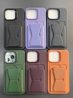 Funda Multifuncional para Apple iPhone 18 Pro Max/17 Air/16 Plus/15/14, con Ranuras para Tarjetas, Soporte Portátil, Estilo Cartera, Antigolpes
