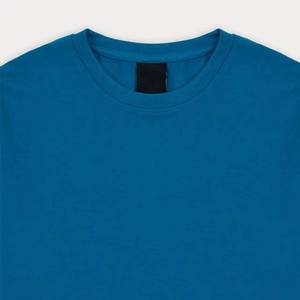 เสื้อยืดผู้ชายไซส์ใหญ่สีพื้นแบบเรียบง่าย สไตล์ลำลอง แขนสั้น คอโอ ผ้าฝ้าย สำหรับฤดูร้อน เหมาะสำหรับเล่นกีฬา รับผลิตตามแบบ OEM - Product Image 4