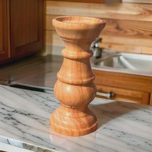 Candelero de madera largo y duradero para decoración de festivales e iluminación romántica con diseño artístico hecho a mano - Product Image 4