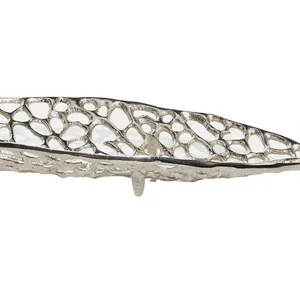 Plateau de vanité de Noël de bonne conception Plateau de service en forme de feuille en aluminium de qualité supérieure pour les meilleures ventes - Product Image 5