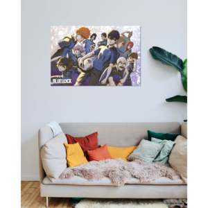 Blue Lock Anime <b>Poster</b>-Featuring Kunigami Yoichi Meguru Jingo - Product Image 2