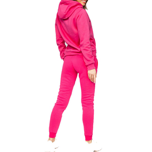 Conjunto de 2 Piezas de Joggers de Felpa 100% Algodón para Mujer, de Alta Calidad OEM, Transpirable, Ecológico, Estampado Sólido, con Logotipo Personalizado - Product Image 2