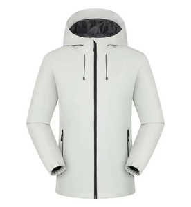 OEM Service Premium Full Zip Pullover High Quality Eco-Friendly <b>Waterproof</b> Windbreaker <b>Jacket</b> Casual Canvas Winter <b>Light</b> - Product Image 1