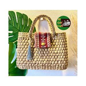 Seagrass Bag Vietnam Exporter Providing Handmade Natural Woven <b>Handbag</b> For Resort Wear Boutique And Sustainable Retail - Product Image 3