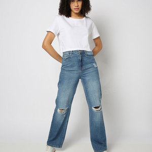 เสื้อครอปสำหรับผู้หญิงเสื้อยืดสีขาวลำลองสำหรับฟิตเนสเข้ารูปแบบ2025 - Product Image 5