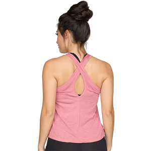 Débardeurs pour femmes, couleur unie, col basique, tendance, pour le fitness et la gym. - Product Image 2