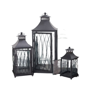Jardín al aire libre y linterna de metal decorativa interior para vela linterna de metal decorativa para el hogar en diseño personalizado - Product Image 1
