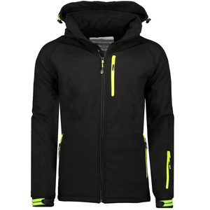 Essential Trending Veste coupe-vent Softshell à capuche réglable pour hommes Vêtements d'extérieur coupe-vent classiques Vêtements de voyage Veste à fermeture éclair - Product Image 2