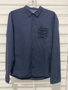 Chemises tissées 100% coton de qualité supérieure pour hommes, style décontracté avec poche séquentielle personnalisable BD Wholesale Anti-Wrinkle Feature - Product Image 2