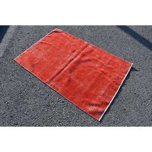 พรมแดงตุรกีแนววินเทจ4.8ft ทันสมัยขนาด3.3 x พื้นที่ขนาดใหญ่สไตล์คิลิมขนหญ้าทะเลงานเย็บปะติดปะต่อกันขนาด10มม. สำหรับตกแต่งห้องโถงห้อง - Product Image 2