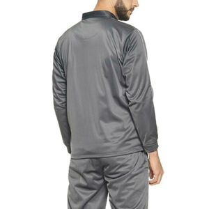 Survêtement d'entraînement pour hommes, impression personnalisée, survêtement à fermeture éclair en polyester de couleur unie - Product Image 5