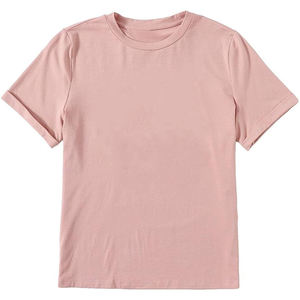 T-shirt ample pour femme 100 % coton, coupe carrée, épaules tombantes, 305 g/m² épais, blanc, manches courtes, coupe décontractée, personnalisable OEM, fournisseur - Product Image 1