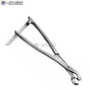 Pince à os Lambotte Mâchoire mobile Mâchoires moyennes 13mm Longueur 260mm 10 1/4 ''Instruments médicaux chirurgicaux pour os - Product Image 5