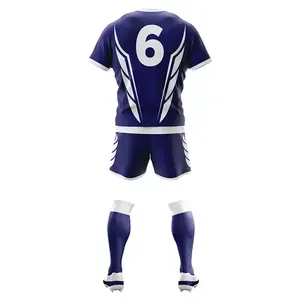 Maillots de rugby personnalisés en gros, dernier design, respirants, séchage rapide, antibactériens, 100% polyester, vêtements de sport, vêtements de football de rugby - Product Image 5
