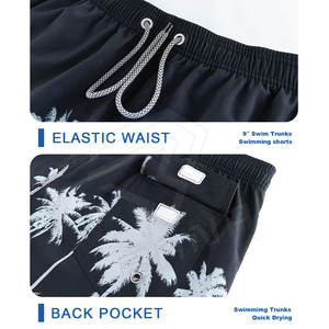 Pantalones cortos de playa de verano de estilo callejero para hombre, pantalones cortos de secado rápido para Surf, pantalones cortos informales sólidos, proveedor directo de fábrica - Product Image 3