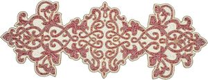 Handmade Cloth Decorative Wedding <b>Table</b> <b>Runner</b> with Leaves Design Christmas Dining <b>Table</b> Beaded placemat for Home Use - Product Image 6