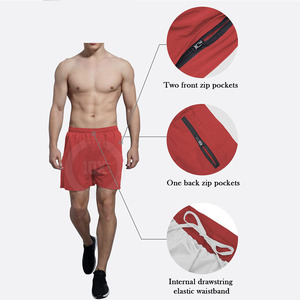 กางเกงขาสั้นฝึกซ้อมสำหรับผู้ชายดีไซน์ออกแบบโลโก้ของคุณเอง - Product Image 3