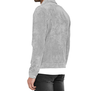 Elevated Custom Zip-Up Cropped Vestes pour hommes High Street Stand Collar Wholesale Factory for High End Casual Workwear Low Price - Product Image 2