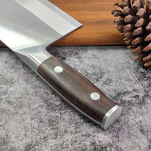 Cuchillo de Cocina de Doble Uso, Hecho a Mano, con Mango Ergonómico, Espalda Reforzada, Ambidiestro, Ligero, de Acero Inoxidable, para Rebanar - Product Image 5
