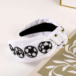 Set de Diadema Bordada con Cuentas de Alta Calidad, Estilo Americano, para Fútbol - Product Image 4