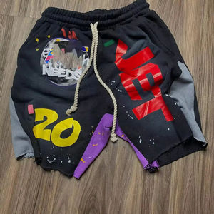 Pantalones Cortos Deportivos para Hombre, 100% Algodón, Estilo Urbano, Ecológicos, con Cordón Ajustable, Gruesos y Resistentes, Fabricante OEM - Product Image 4