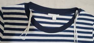 เสื้อยืดลายทางและสีพื้นสำหรับผู้หญิงเสื้อยืดลำลองแขนยาวเสื้อยืดลายทางสีทึบทันสมัย - Product Image 5