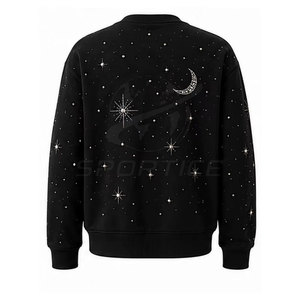 Sweat-shirts d'hiver pour hommes à prix abordable, avec strass, grandes tailles, en tissu polaire écologique et respirant, vente en gros - Product Image 3
