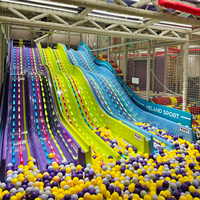 Équipement de centre de divertissement familial, aire de jeux intérieure commerciale personnalisée, jeux d'éveil, piscine à balles, carrousel pour enfants
