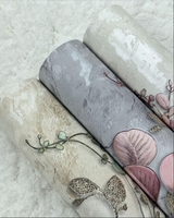 Papier peint PVC floral de luxe, design moderne, imperméable, résistant à l'humidité, décoration pour la maison et l'hôtel, garantie 5 ans, se vend bien