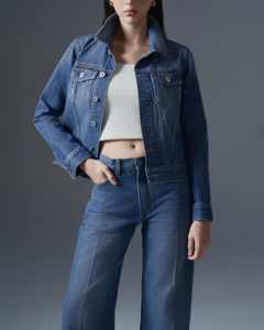 Conjunto de dos piezas de mezclilla para mujer 2025 Chaqueta y pantalones de mezclilla disponibles Personalizar Hecho en Vietnam Listo para enviar - Product Image 6