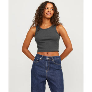 Camiseta Deportiva sin Mangas para Mujer, Estilo Chaleco Informal de Verano, Ropa Deportiva Ligera con Cuello Redondo, Camiseta sin Mangas para Fitness, OEM - Product Image 2