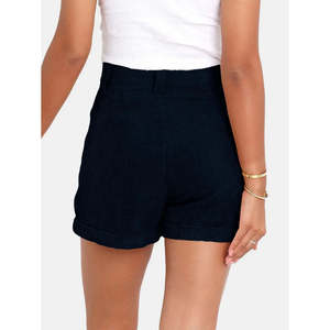 Shorts a Vita Alta Traspiranti in Spandex con Tasche Texturizzate Taglia XS, Shorts Sportivi con Motivo Leopardato - Product Image 4