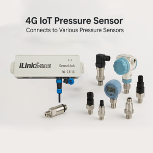 Ilinksens IOT từ xa không dây 4G cảm biến áp suất vệ tinh Màn hình máy phát Gateway DTU hiện tại 4-20mA 8 năm IP67 mqtt/TCP - Product Image 3