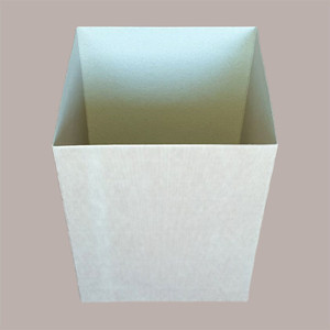 Smooth Brown Paper <b>Decorative</b> <b>Storage</b> <b>Box</b> with Lid 400x400H400 mm Trunk <b>Box</b> - Product Image 4