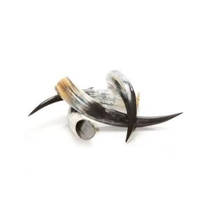 ถ้วยแก้วมีเขาสำหรับดื่มไวกิ้งแท้ทำด้วยมือแก้วธรรมชาติแกะสลักแบบชนบทแก้วนักรบยุคกลางเรือมี้ดนอร์ส - Product Image 5